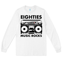 Eighties Music Rocks Long Sleeve Tee | Teevron