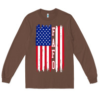 Chestnut fafo f4ck around and find out Long Sleeve Tee - artisFamous