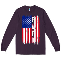 Plum fafo f4ck around and find out Long Sleeve Tee - artisFamous