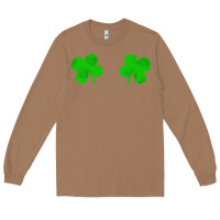 Toasted Coconut four leaf clover Long Sleeve Tee - artisFamous