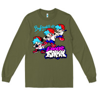 Army Green friday night funkin boyfriend Long Sleeve Tee - artisFamous