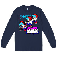 Navy friday night funkin boyfriend Long Sleeve Tee - artisFamous