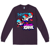 Plum friday night funkin boyfriend Long Sleeve Tee - artisFamous