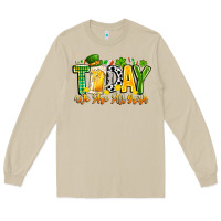 Mushroom today we are all irish Long Sleeve Tee - CowhideDigitalArt