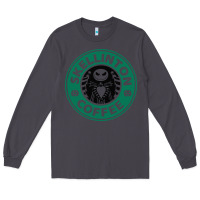 Smoke skeleton coffee halloween Long Sleeve Tee - artisFamous