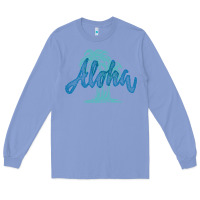 Colony Blue hawaii aloha art Long Sleeve Tee - artisFamous