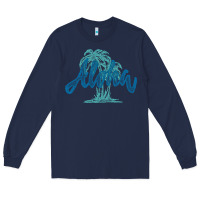 Navy hawaii aloha art Long Sleeve Tee - artisFamous