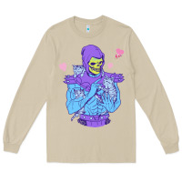 Mushroom skeletor's cat Long Sleeve Tee - artisFamous