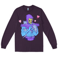 Plum skeletor's cat Long Sleeve Tee - artisFamous