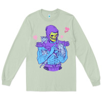 Matcha skeletor's cat Long Sleeve Tee - artisFamous
