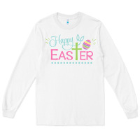 White happy easter Long Sleeve Tee - artisFamous
