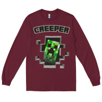 Burgundy creeper Long Sleeve Tee - artisFamous