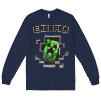 Navy creeper Long Sleeve Tee - artisFamous