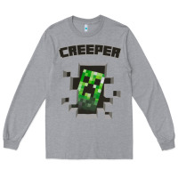 Heather Grey creeper Long Sleeve Tee - artisFamous