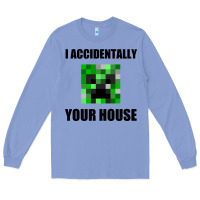 Colony Blue creeper meme Long Sleeve Tee - artisFamous