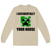 Mushroom creeper meme Long Sleeve Tee - artisFamous