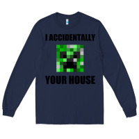 Navy creeper meme Long Sleeve Tee - artisFamous