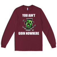 Burgundy creeper meme Long Sleeve Tee - artisFamous