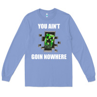Colony Blue creeper meme Long Sleeve Tee - artisFamous