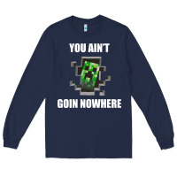 Navy creeper meme Long Sleeve Tee - artisFamous