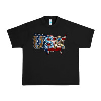 Black usa american flag background Urban Heavy Tee - Jasminsmagicworld