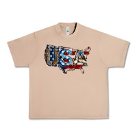 Burro usa american flag background Urban Heavy Tee - Jasminsmagicworld