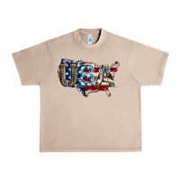 French Oak usa american flag background Urban Heavy Tee - Jasminsmagicworld