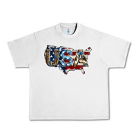 Lunar Rock usa american flag background Urban Heavy Tee - Jasminsmagicworld