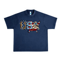 Navy usa american flag background Urban Heavy Tee - Jasminsmagicworld