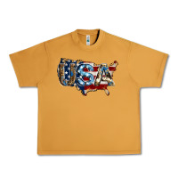 Peanut Butter usa american flag background Urban Heavy Tee - Jasminsmagicworld