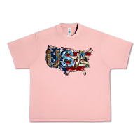 Salmon usa american flag background Urban Heavy Tee - Jasminsmagicworld