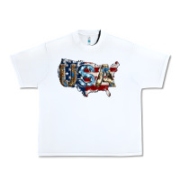 White usa american flag background Urban Heavy Tee - Jasminsmagicworld