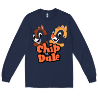 Navy chip n dale Long Sleeve Tee - artisFamous