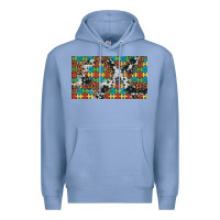 Colony Blue western autism  cup Premium Hoodie - Artiststas