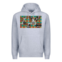 Heather Grey western autism  cup Premium Hoodie - Artiststas