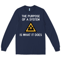 Navy posiwid dark mode Long Sleeve Tee - artisFamous