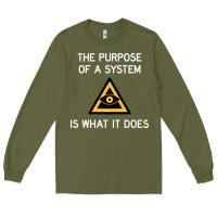 Army Green posiwid dark mode Long Sleeve Tee - artisFamous