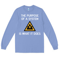 Colony Blue posiwid dark mode Long Sleeve Tee - artisFamous