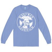 Colony Blue guy fieri knuckle sandwich Long Sleeve Tee - artisFamous