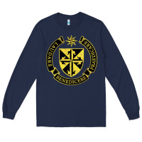 Navy Roman Catholic Long Sleeve Tee - artisFamous