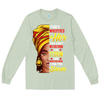 Matcha black history month shirt african woman afro i am the storm t shirt Long Sleeve Tee - artisFamous