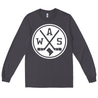 Smoke retro washington dc hockey Long Sleeve Tee - artisFamous