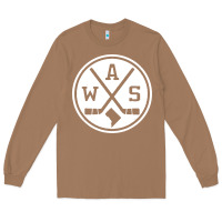 Toasted Coconut retro washington dc hockey Long Sleeve Tee - artisFamous
