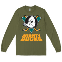 Army Green sport mighty ducks gift for fans Long Sleeve Tee - artisFamous