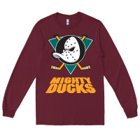 Burgundy sport mighty ducks gift for fans Long Sleeve Tee - artisFamous