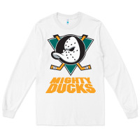 White sport mighty ducks gift for fans Long Sleeve Tee - artisFamous