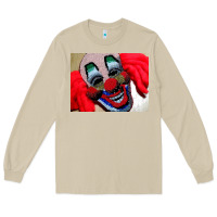 Mushroom embroidered clown Long Sleeve Tee - artisFamous