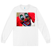 White embroidered clown Long Sleeve Tee - artisFamous