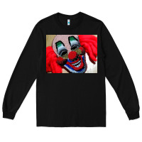 Black embroidered clown Long Sleeve Tee - artisFamous
