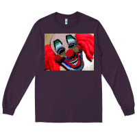 Plum embroidered clown Long Sleeve Tee - artisFamous